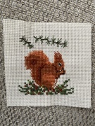 26th Apr 2021 - Squirrel Cross Stitch