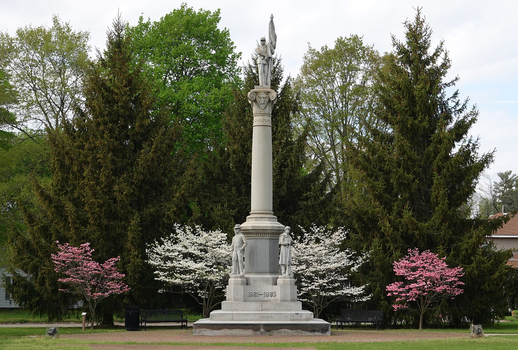 Civil War Monument, Dowagiac, Michigan by annepann