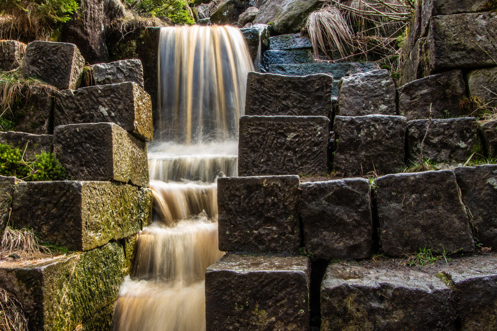 a small waterfall by j_kamil