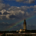 Rainbow over state capital by eudora