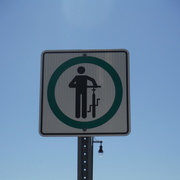 7th May 2021 - Signs #1: Cyclists Dismount (?)