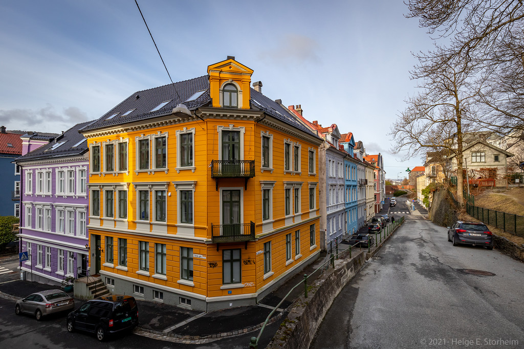 Colourful houses in Bergen by helstor365