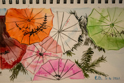 6th May 2021 - Parasols in watercolor by Ellen