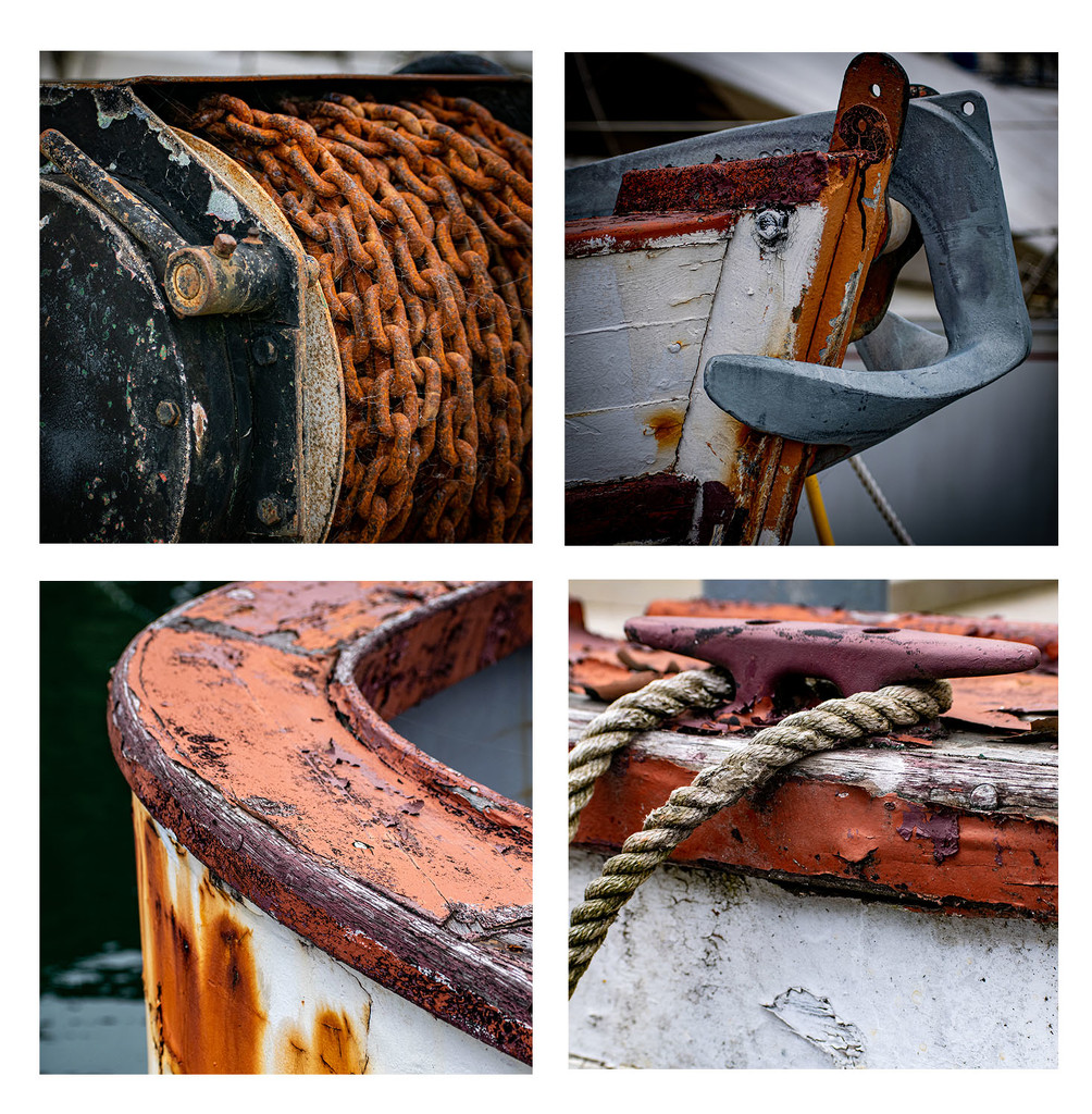 Old fishing boat details by theredcamera