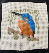 2nd May 2021 - Kingfisher Cross Stitch