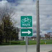 11th May 2021 - Signs #5: Bike Route