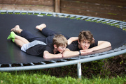 8th May 2021 - The boys on the trampoline