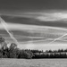 Smoke, clouds and contrails... by vignouse