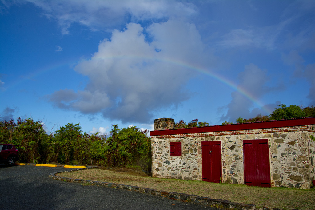 Rainbow Over Slave Quarters by cwbill