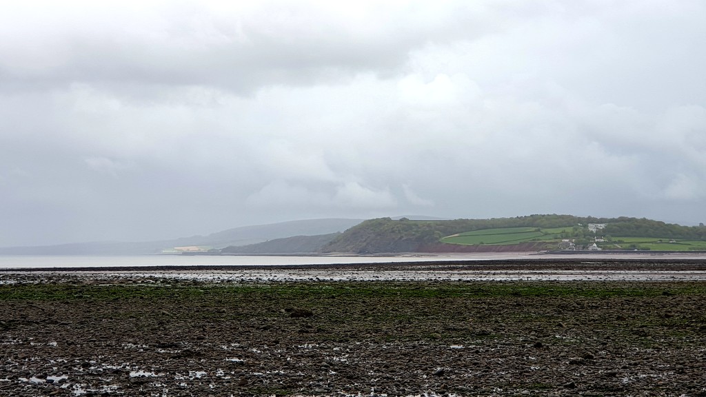 Dunster beach in the rain by julienne1