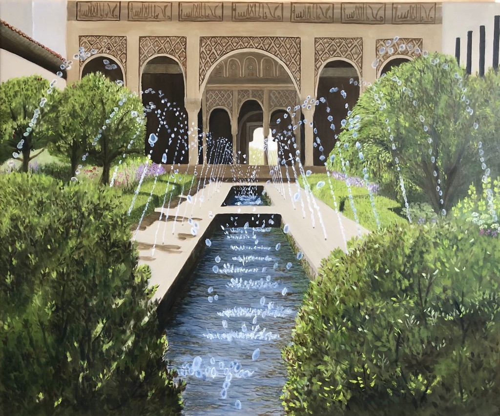 Painted Alhambra by jacqbb
