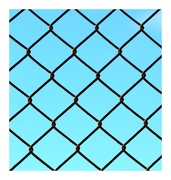 14th May 2021 - blue fence