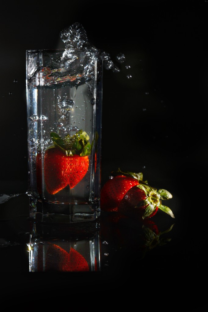 Strawberry splash  by caterina