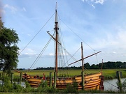 20th May 2021 - Reproduction of 17th English trading ketch, at the site of the founding of Charleston in 1670.