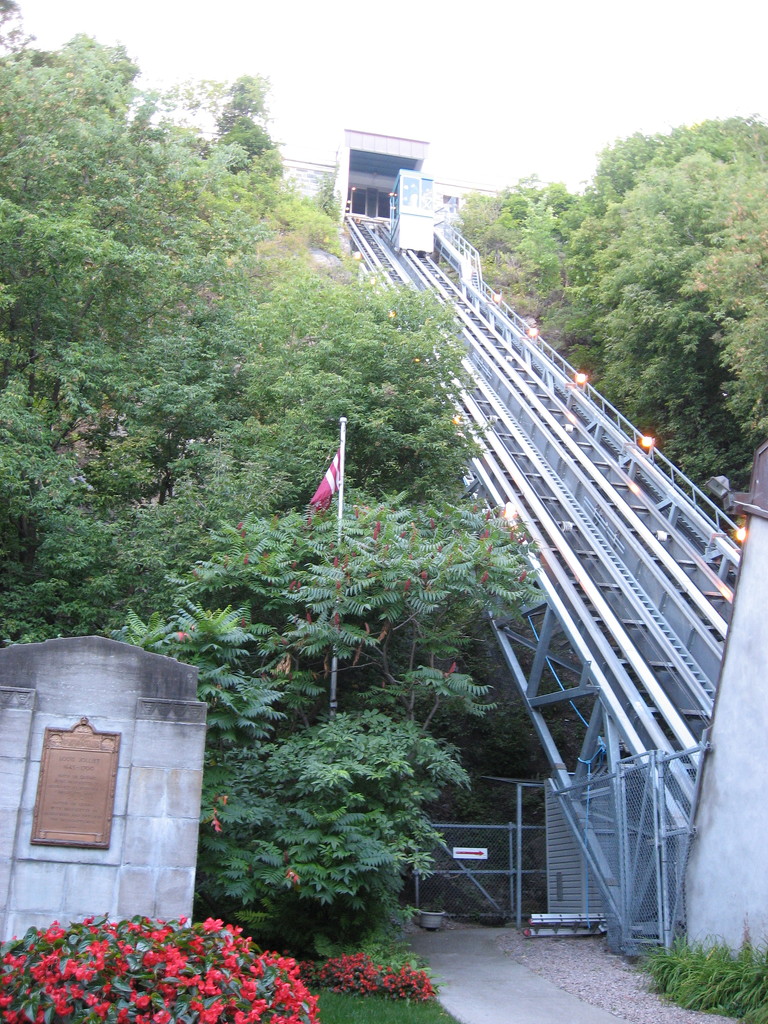 Up #1: The Funicular in Quebec City by spanishliz