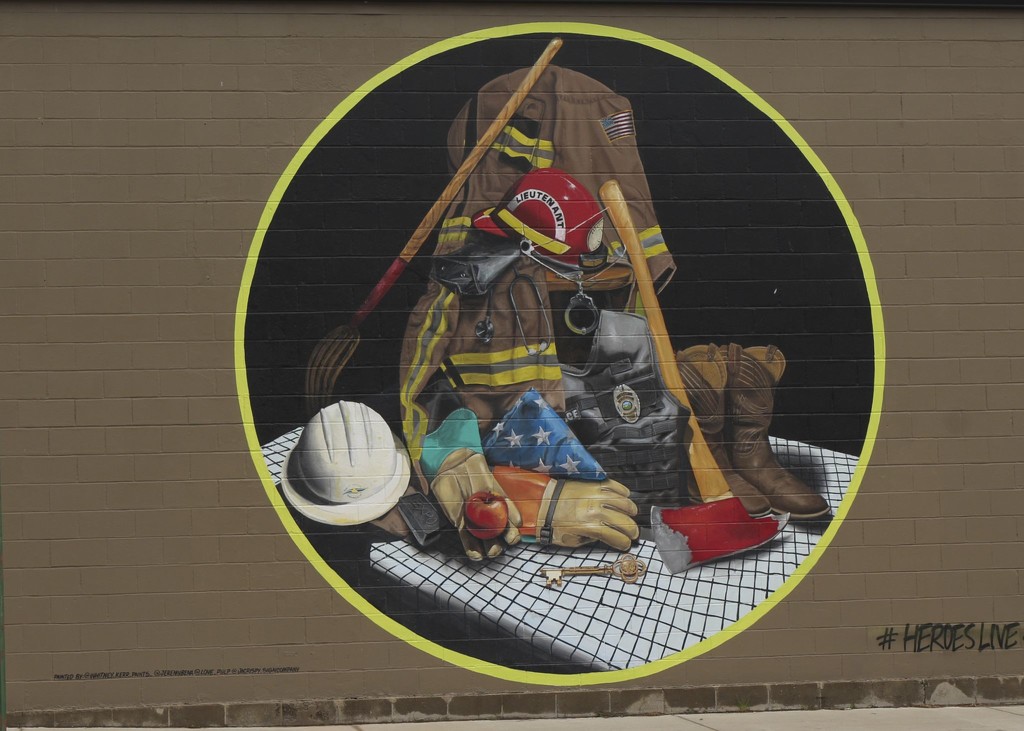 Firehouse Mural by judyc57