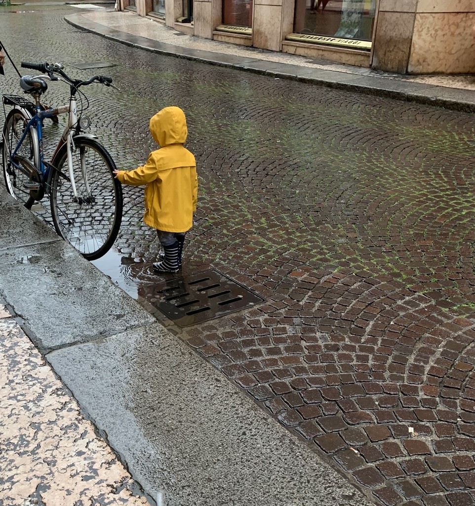 Rain and the child by caterina
