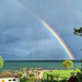 Rainbow over the lake.  by cocobella