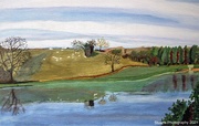 25th May 2021 - River bank (painting)