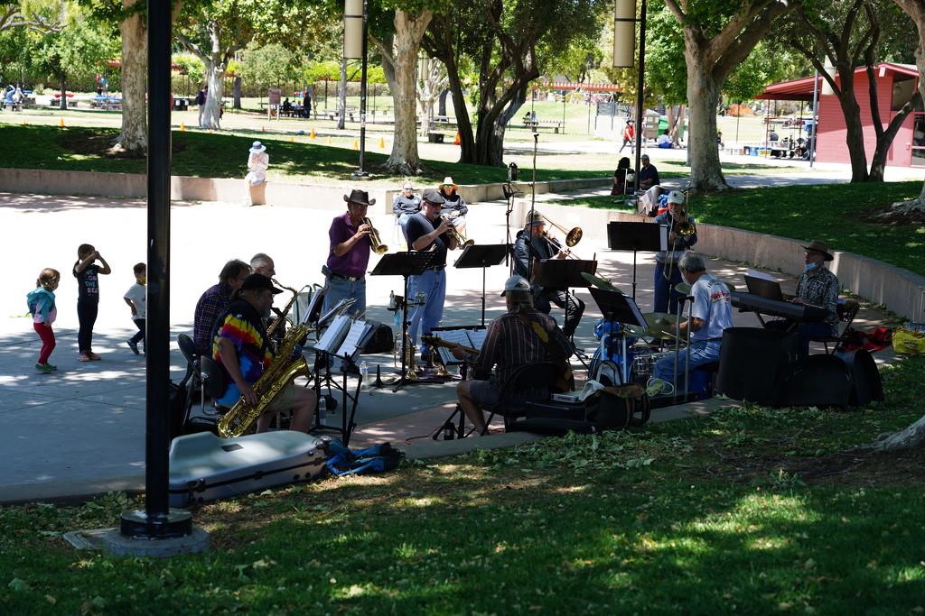 Band in the park by acolyte