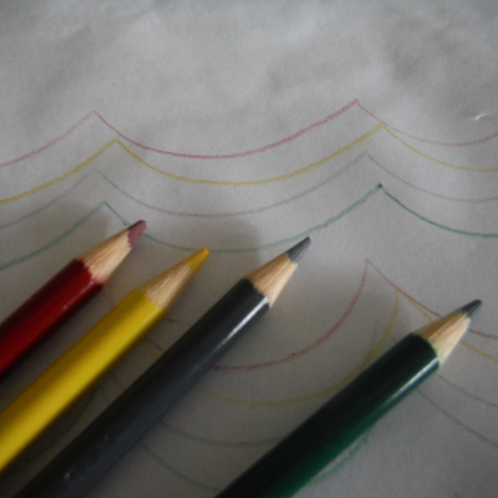 Half Paper, Half Pencil Crayons by spanishliz