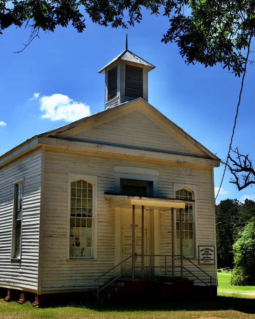 Arcola Presbyterian Church, 1859 by eudora