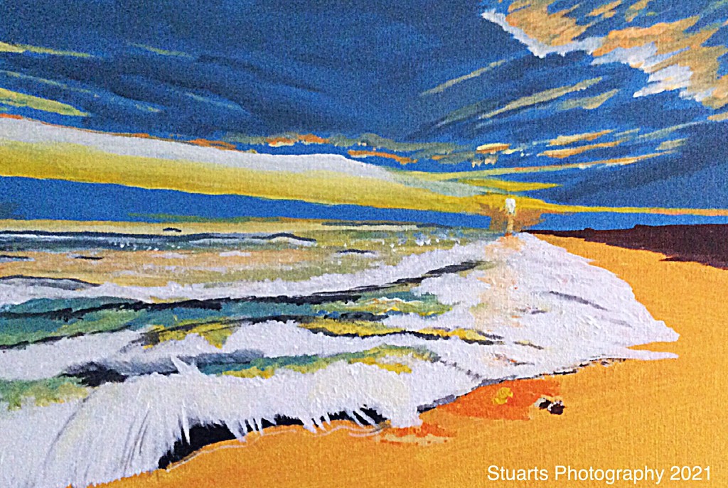 Incoming tide (painting) by stuart46