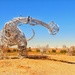 Dinosaur sculptures by leggzy