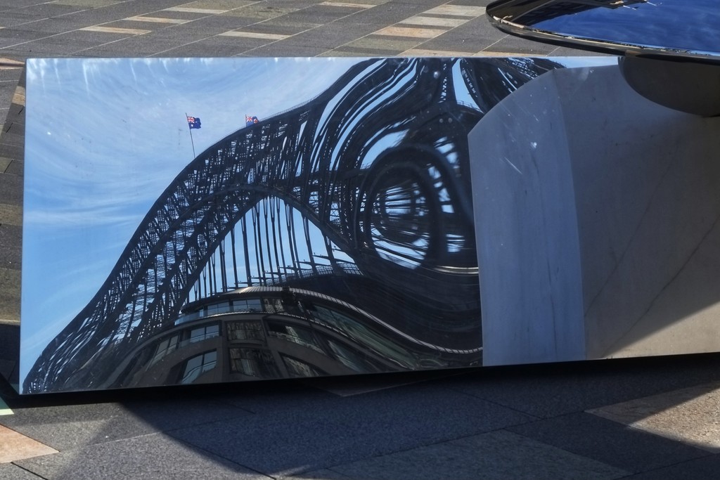 Mirror sculpture: Sydney Harbour Bridge by johnfalconer