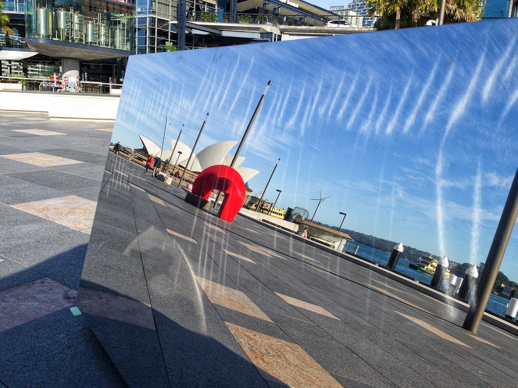 Mirror sculpture: Sydney Opera House by johnfalconer