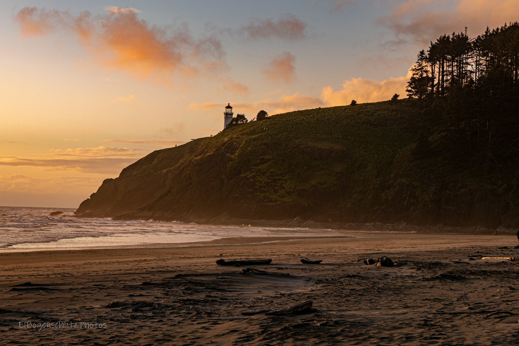 North head Light House at sunset-2 by theredcamera