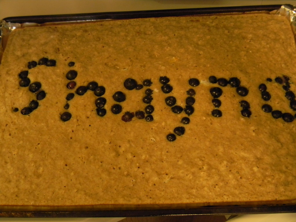 Shayna's Birthday Sheet Blueberry Pancake by sfeldphotos
