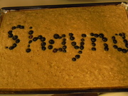 31st May 2021 - Shayna's Birthday Sheet Blueberry Pancake