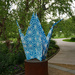  Blue origami by larrysphotos