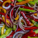 Mixed Pepper and Onion Stirfry by vignouse