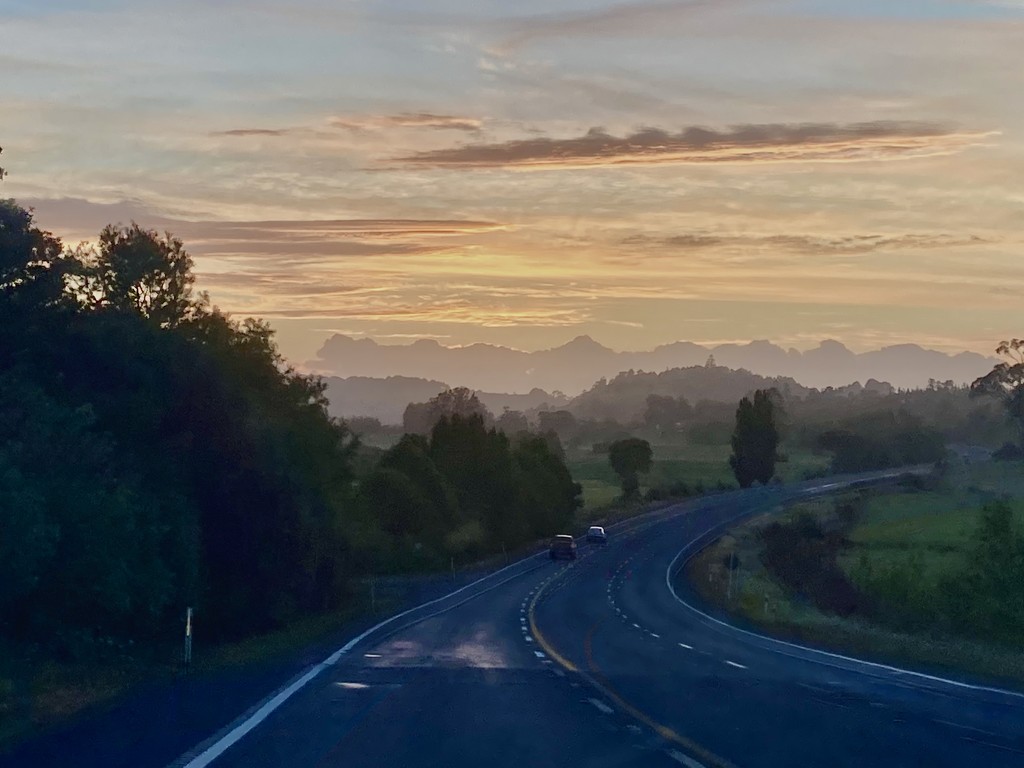An early morning road trip to Whangarei  by Dawn