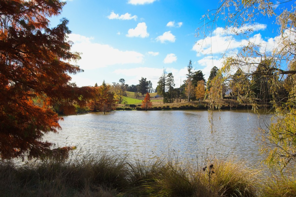 St Annes lagoon in Autumn by kiwinanna