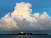 10th Jun 2021 - Summer clouds over Charleston Harbor