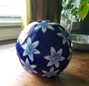 12th Jun 2021 - Blue flowered ball