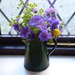 Blue geranium with ladies mantle and welsh poppy by snowy