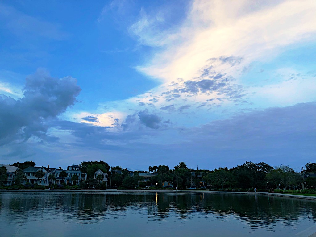 Early evening at Colonial Lake in Charleston by congaree