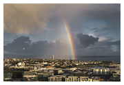 17th Jun 2021 - Rainbow over the city
