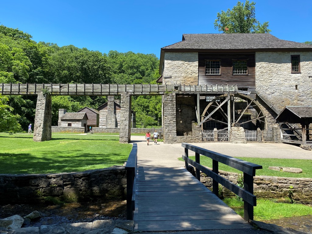 The old mill at Spring Mill State Park by tunia