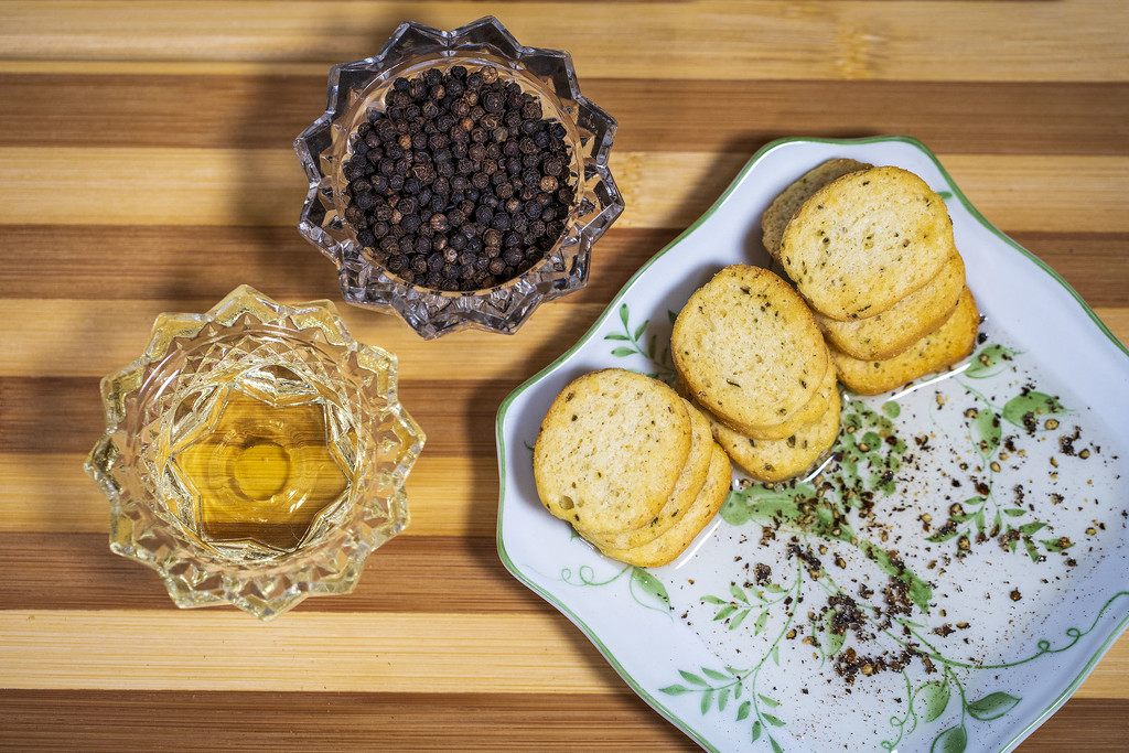 Olive Oily Bruschetta by kvphoto