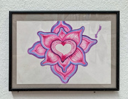 22nd Jun 2021 - Pink heart flower. 