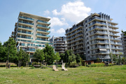 22nd Jun 2021 - Residential park directly on the banks of the Danube.