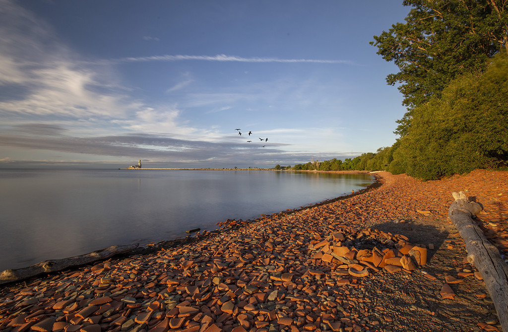 Lakeside Cobble Beach by pdulis