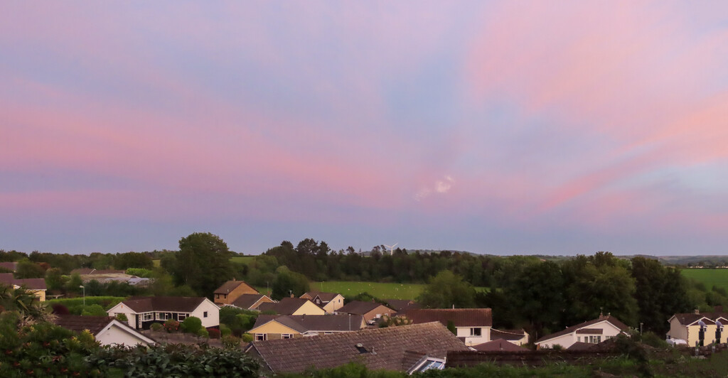 Pink Evening Sky by mumswaby