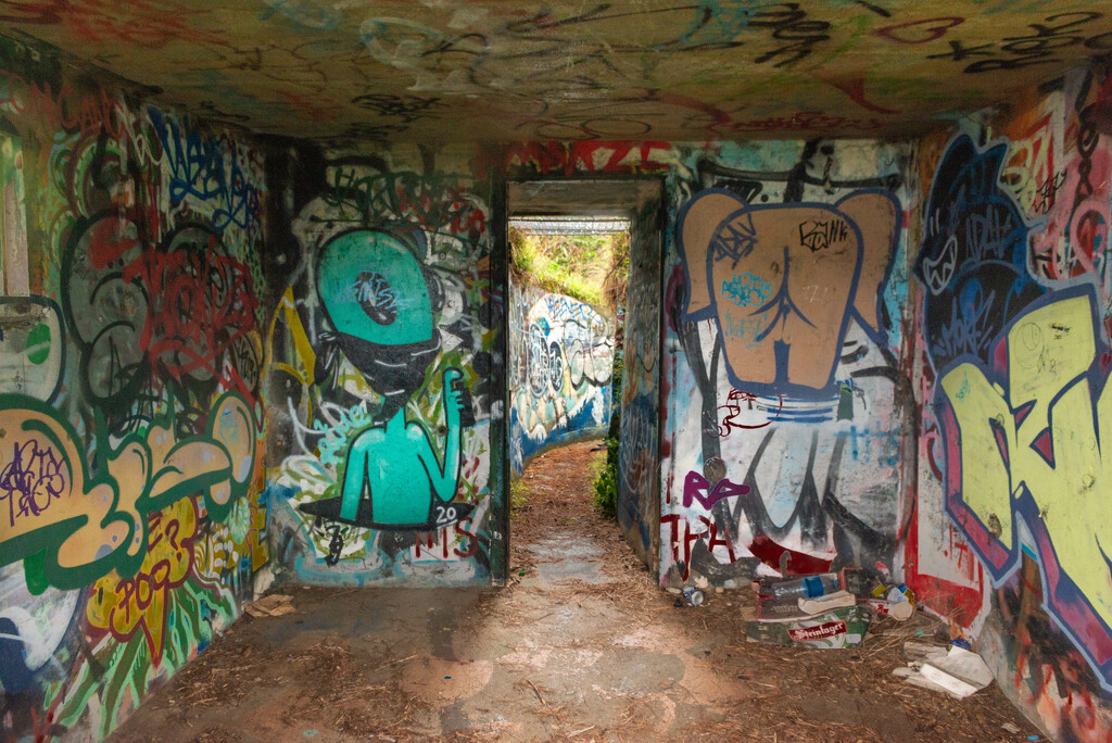 inside an old bunker by yaorenliu