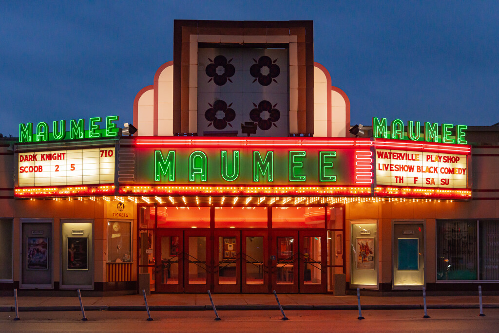 Maumee Indoor Theatre, 1946 by andymacera